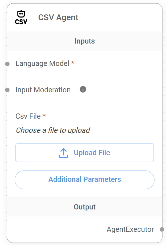 <p>CSV Agent Node</p>